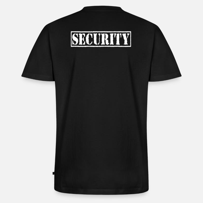 Videur de sécurité - T-shirt encolure en V Premium bio Homme - noir