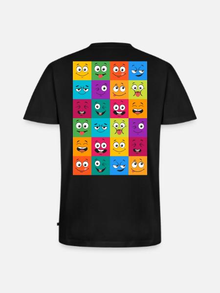 Motivation - T-shirt encolure en V Premium bio Homme - noir