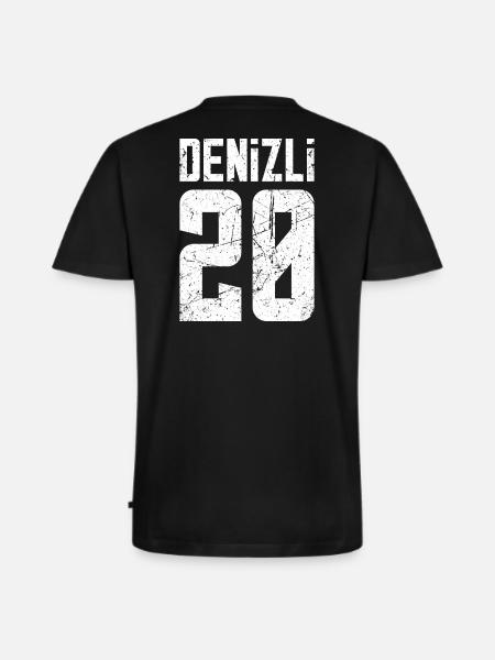 Denizli 20 Turkey Turkiye TR Gift Holiday Turk - Men's Premium Organic T-shirt with V-neck - black