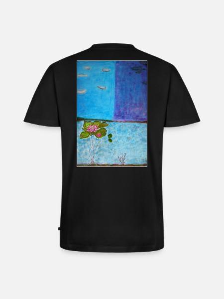 classification raunkier hydrophyte mélika - T-shirt encolure en V Premium bio Homme - noir