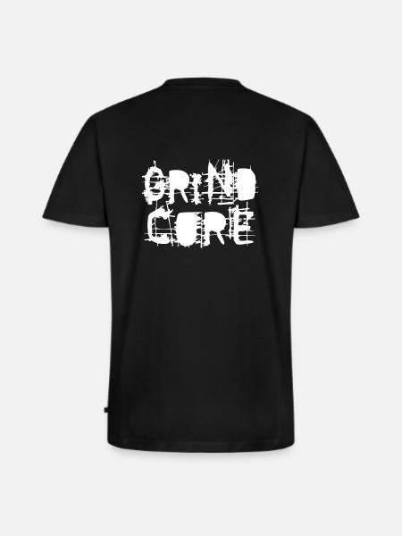 Grind Core - Männer Premium Bio T-Shirt mit V-Ausschnitt - Schwarz