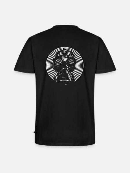 Freetekno - Men's Premium Organic T-shirt with V-neck - black