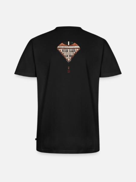 Germany_Hanover_Architecture_Ink Tower - Men's Premium Organic T-shirt with V-neck - black