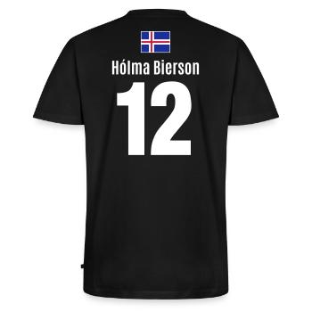 Bier saufen Sauftour Party besaufen Malle Island - Männer Premium Bio T-Shirt mit V-Ausschnitt - Schwarz - Hinten - Nico (187cm)