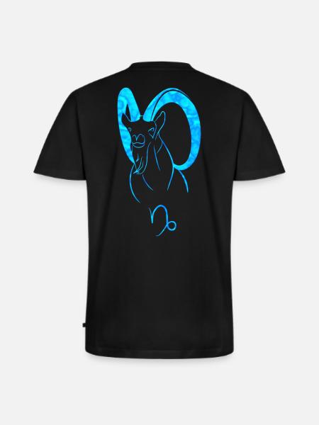 Ibex - Men's Premium Organic T-shirt with V-neck - black