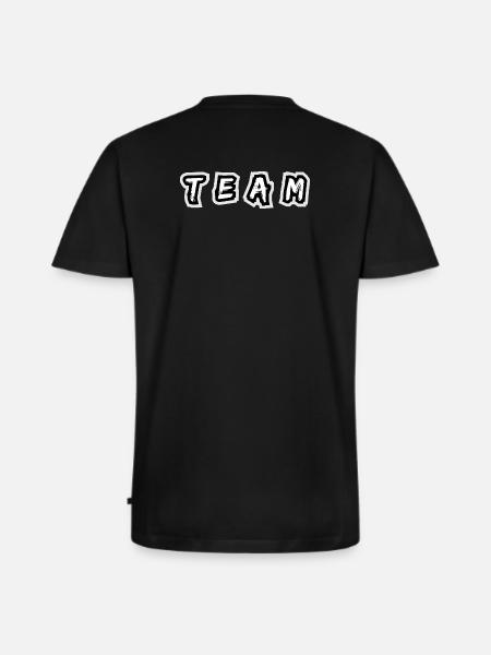 Team - Men's Premium Organic T-shirt with V-neck - black