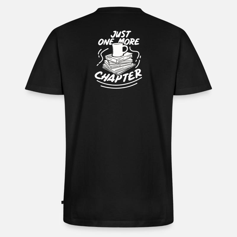 Bücher lesen Buch Geschenk Bücherregal - Männer Premium Bio T-Shirt mit V-Ausschnitt - Schwarz
