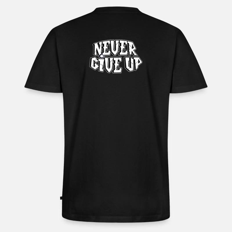 Alles ist möglich, Sieger, Kämpfer - Männer Premium Bio T-Shirt mit V-Ausschnitt - Schwarz