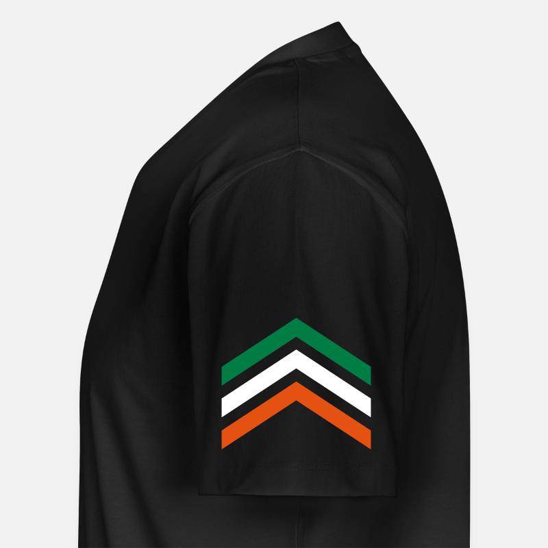 Irland - Männer Premium Bio T-Shirt mit V-Ausschnitt - Schwarz