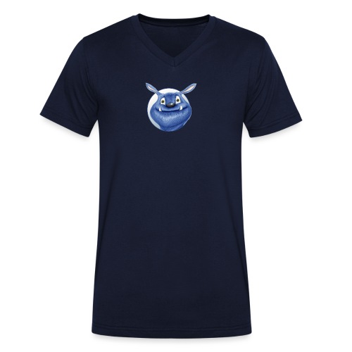 blaues Monster - Männer Bio-T-Shirt mit V-Ausschnitt von Stanley & Stella