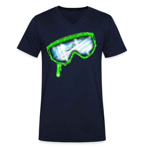 Skibrille - Männer Bio-T-Shirt mit V-Ausschnitt von Stanley & Stella