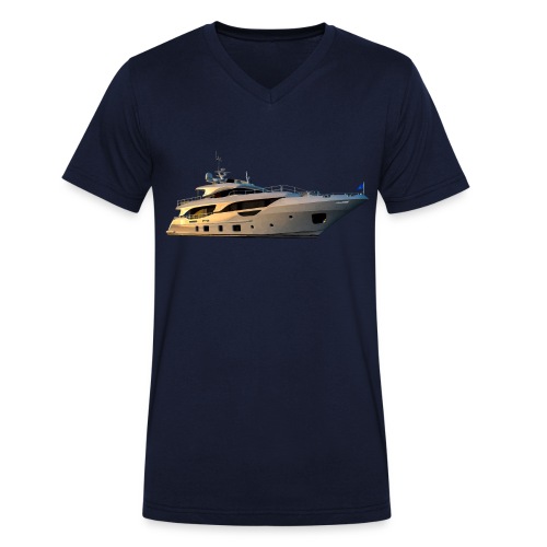 Yacht - Männer Bio-T-Shirt mit V-Ausschnitt von Stanley & Stella