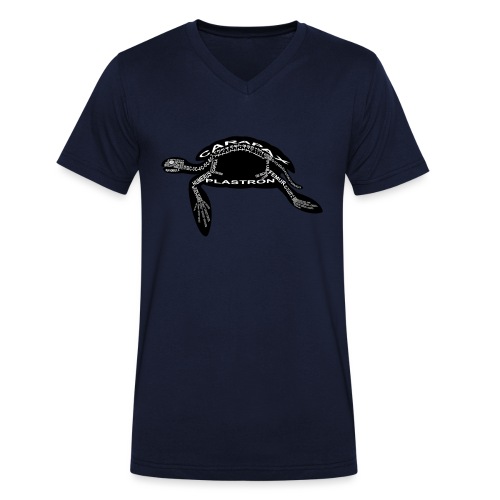 havskilpadde - Stanley/Stella økologisk T-skjorte med V-hals for menn