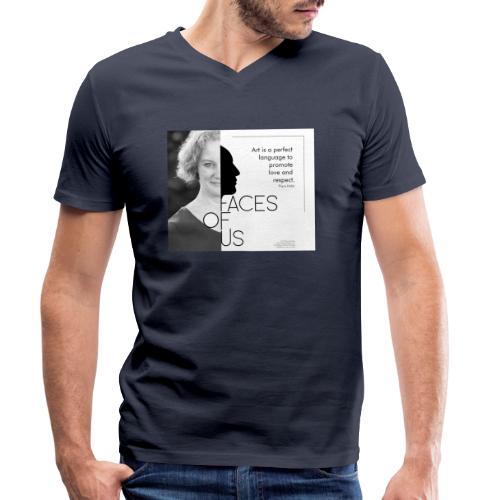 Faces of Us - Thyra - Männer Bio-T-Shirt mit V-Ausschnitt von Stanley & Stella
