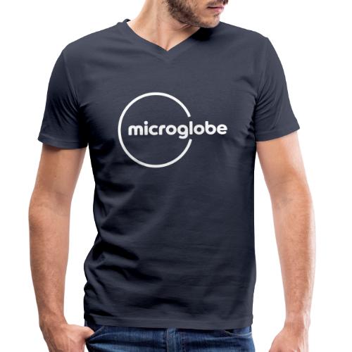 microglobe Logo - Männer Bio-T-Shirt mit V-Ausschnitt von Stanley & Stella