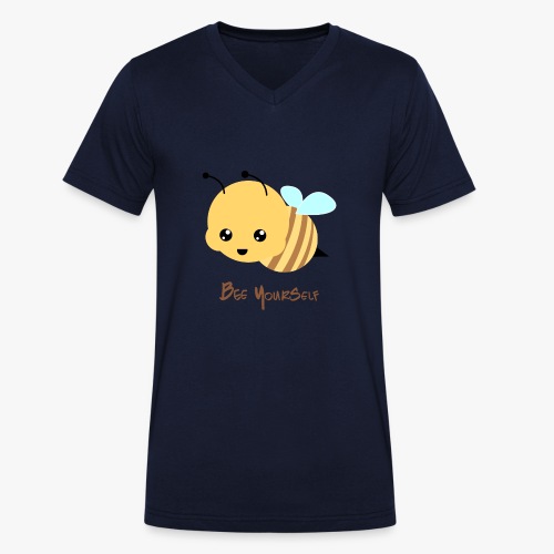 Bee Yourself - Økologisk Stanley & Stella T-shirt med V-udskæring til herrer