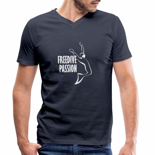 Freedive Passion Freediver - Men's Organic V-Neck T-Shirt by Stanley & Stella