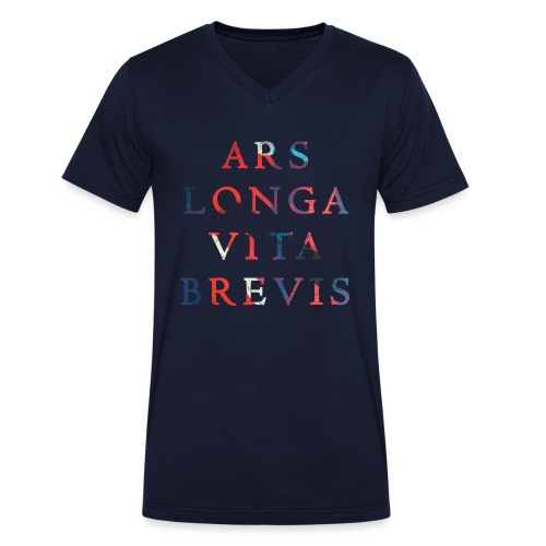 Ars Longa Vita Brevis 20.1 - Männer Bio-T-Shirt mit V-Ausschnitt von Stanley & Stella