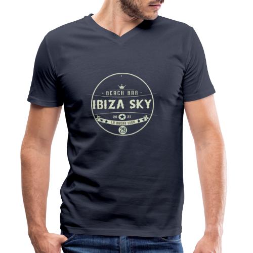 IBIZA SKY Beach Bar 29 - Logo - Stanley/Stella Männer Bio-T-Shirt mit V-Ausschnitt