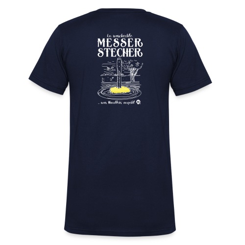 Messerstecher - Stanley/Stella Männer Bio-T-Shirt mit V-Ausschnitt