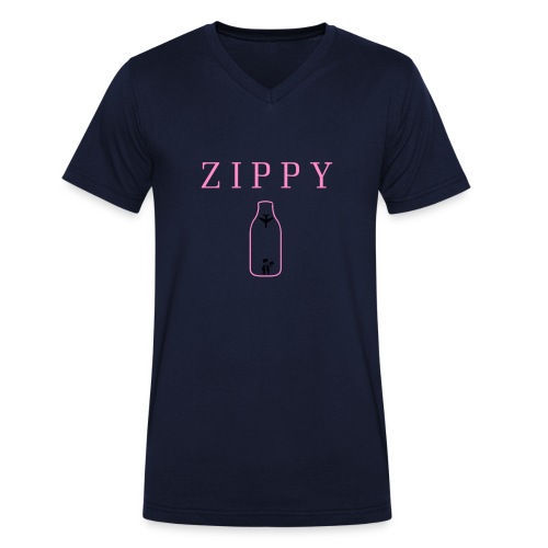 ZIPPY 3 - Camiseta ecológica hombre con cuello de pico de Stanley & Stella