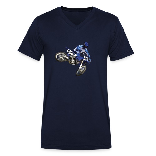 Motocross - Stanley/Stella Männer Bio-T-Shirt mit V-Ausschnitt