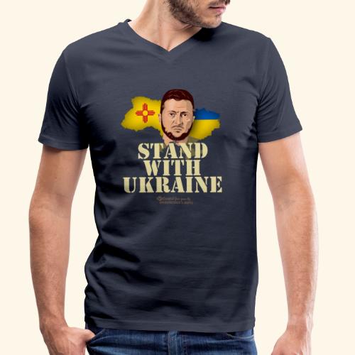 Ukraine New Mexico - Männer Bio-T-Shirt mit V-Ausschnitt von Stanley & Stella