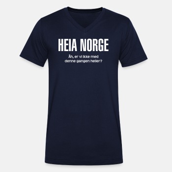Heia Norge - Åh, er vi ikke med ... - V-neck T-shirt for menn