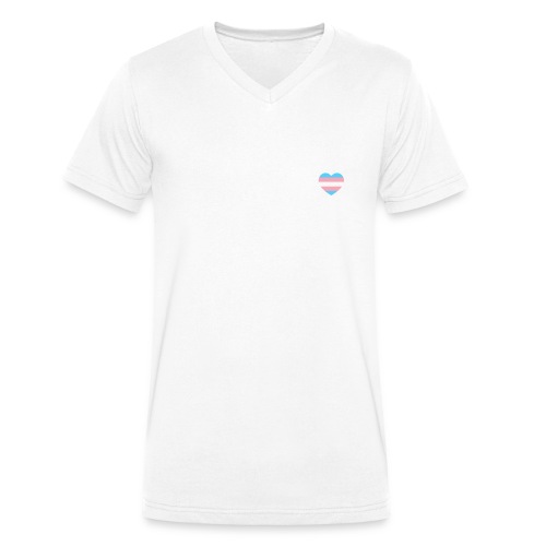 Ally sein = Nächstenliebe - trans* - Männer Bio-T-Shirt mit V-Ausschnitt von Stanley & Stella