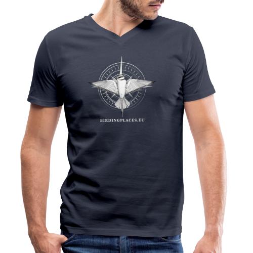 Birdingplaces Logo - Men's Organic V-Neck T-Shirt by Stanley & Stella