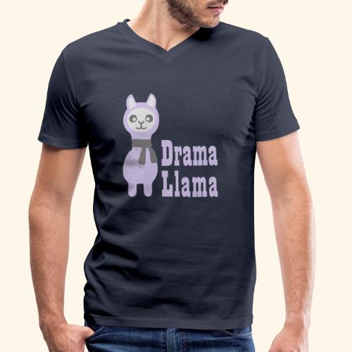 Drama Llama - Männer Bio-T-Shirt mit V-Ausschnitt von Stanley & Stella
