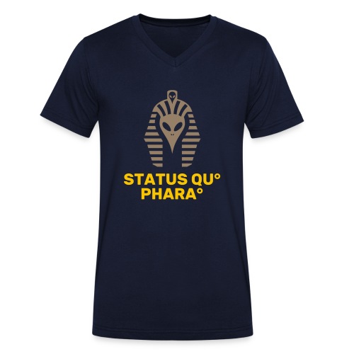 Status Quo Pharaoh - Men's Organic V-Neck T-Shirt by Stanley & Stella