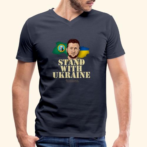 Ukraine Washington - Stanley/Stella Männer Bio-T-Shirt mit V-Ausschnitt