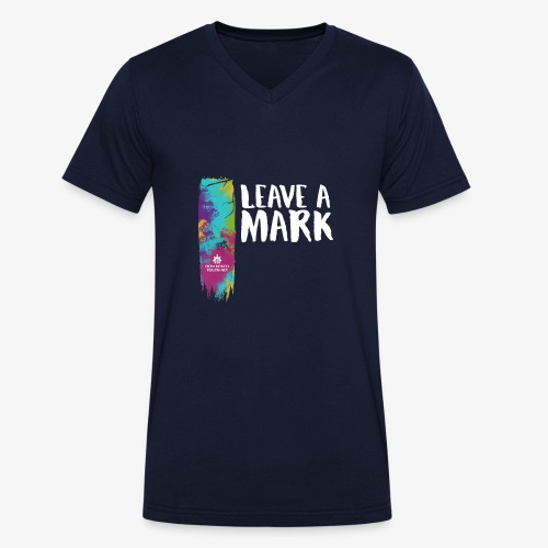 Leave a mark - Men's Organic V-Neck T-Shirt by Stanley & Stella