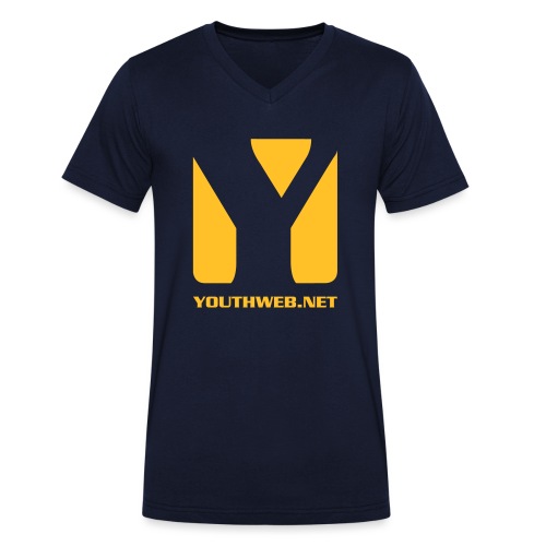 yw_LogoShirt_yellow - Stanley/Stella Männer Bio-T-Shirt mit V-Ausschnitt