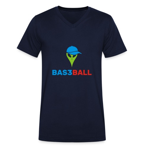 baseball - Økologisk Stanley & Stella T-shirt med V-udskæring til herrer
