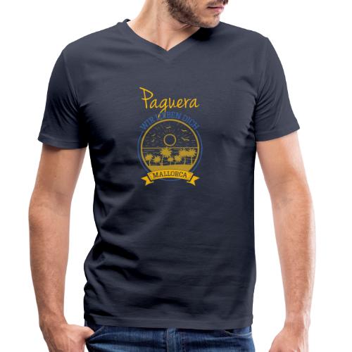 Paguera - Peguera Mallorca - Fan Design - Männer Bio-T-Shirt mit V-Ausschnitt von Stanley & Stella