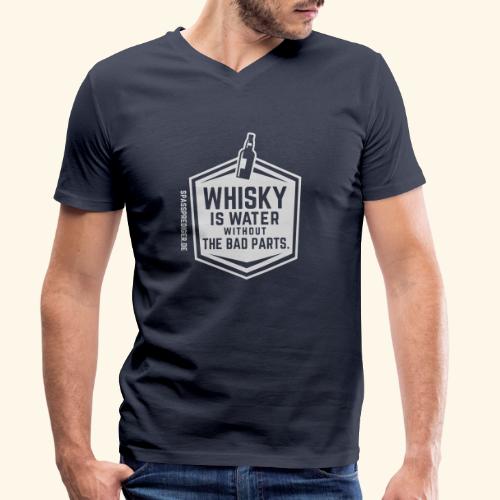 Whisky is water - Stanley/Stella Männer Bio-T-Shirt mit V-Ausschnitt