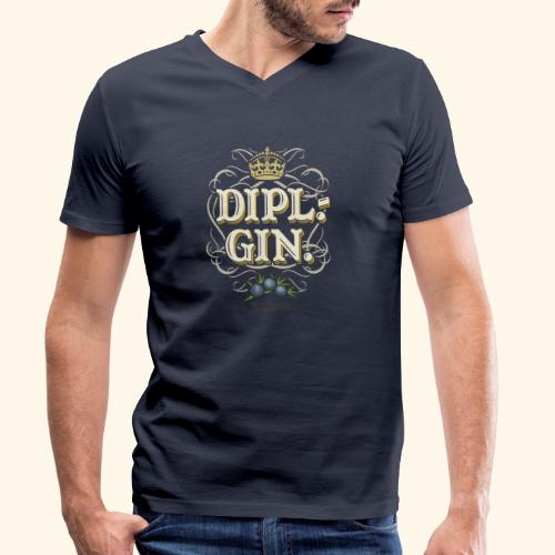 Gin Design Dipl.-Gin - Stanley/Stella Männer Bio-T-Shirt mit V-Ausschnitt