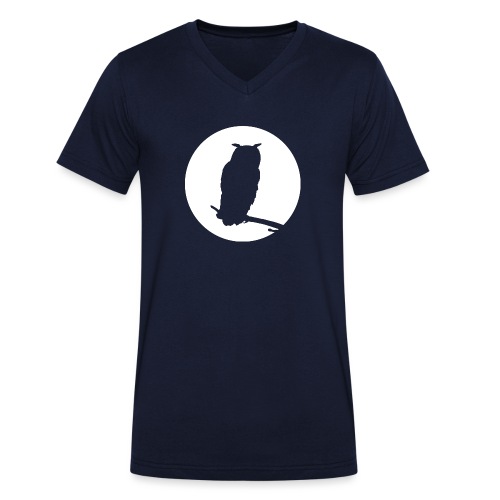 Uggla - Ekologisk T-shirt med V-ringning herr från Stanley & Stella