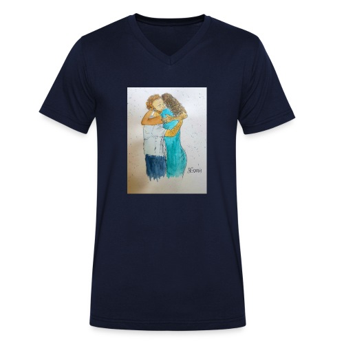 Câlin spécial - T-shirt bio col V Stanley/Stella Homme
