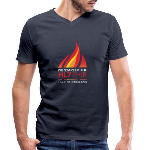 HL7 FHIRT Trailblazer - Ekologiczna koszulka męska Stanley/Stella z dekoltem w serek