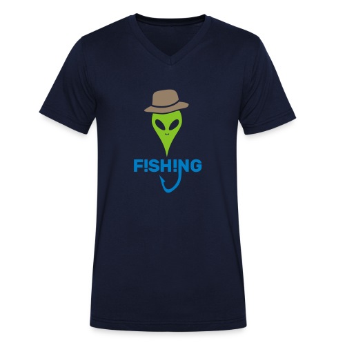 Fisching - Men's Organic V-Neck T-Shirt by Stanley & Stella