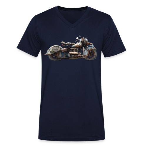 Motorrad - Stanley/Stella Männer Bio-T-Shirt mit V-Ausschnitt