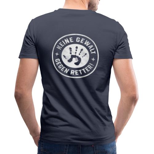 #keinegewaltgegenretter Keine Gewalt gegen Retter - Stanley/Stella Männer Bio-T-Shirt mit V-Ausschnitt