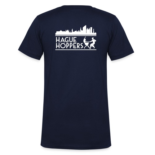HH white logo back - Mannen bio T-shirt met V-hals van Stanley & Stella
