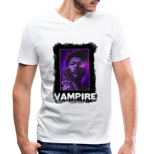 Vampire - Stanley/Stella Männer Bio-T-Shirt mit V-Ausschnitt