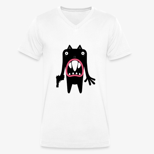 ‘Oasi’ monster 02 - Mannen bio T-shirt met V-hals van Stanley & Stella