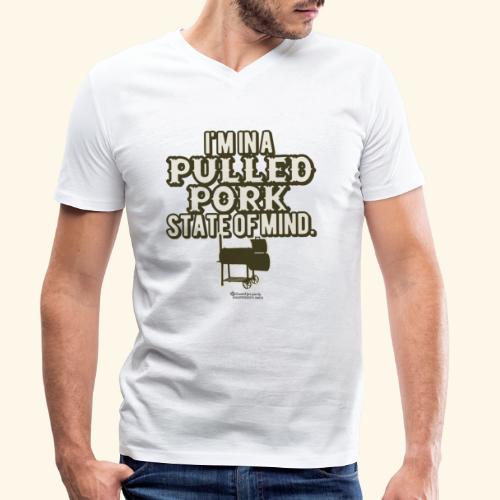 Pulled Pork State of Mind - Stanley/Stella Männer Bio-T-Shirt mit V-Ausschnitt