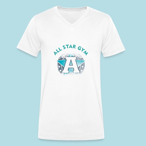 All Star Gym - Stanley/Stella Männer Bio-T-Shirt mit V-Ausschnitt